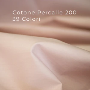 Percalle Extra Fine di Puro cotone TC200